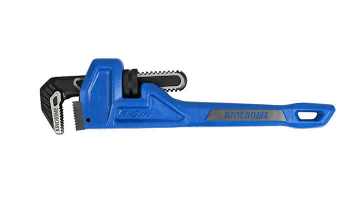 Which tool is most likely used to remove this valve or pipe fitting?