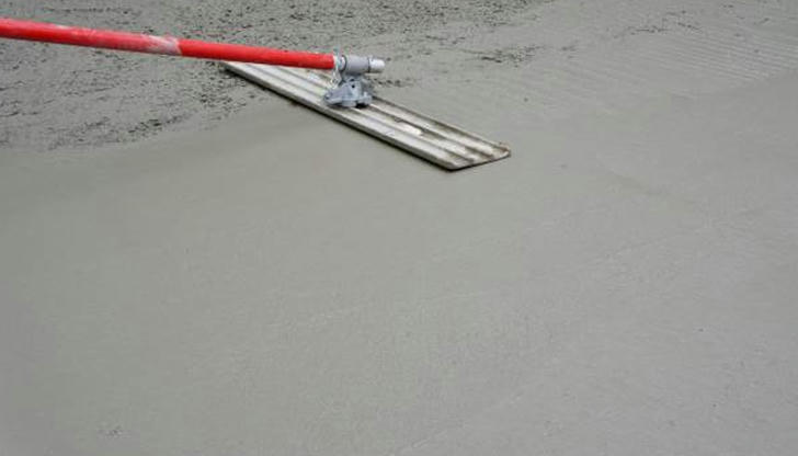 Why should you not use a bull float after the concrete has started to set?