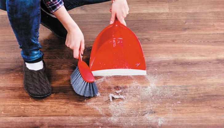 What is a common indoor air hazard in cleaning services?