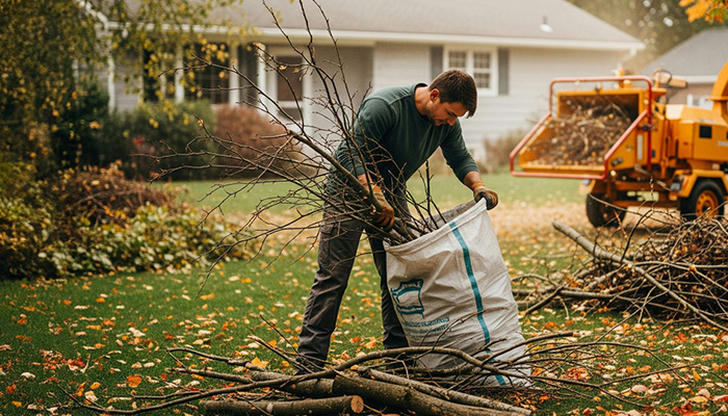 After tree removal, the area should: