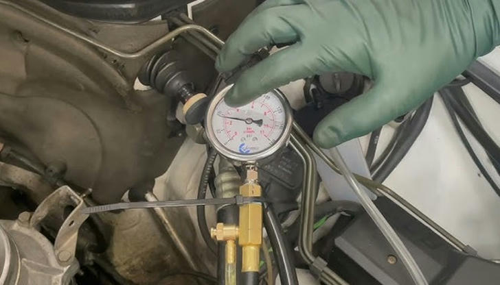 After installing a new supply line, you should: