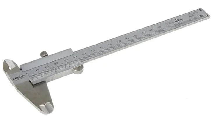 Which tool is used to measure the diameter of a pipe?