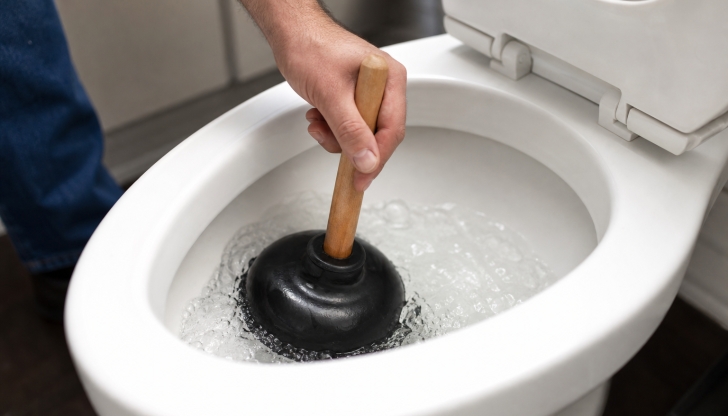 What does a plunger do?