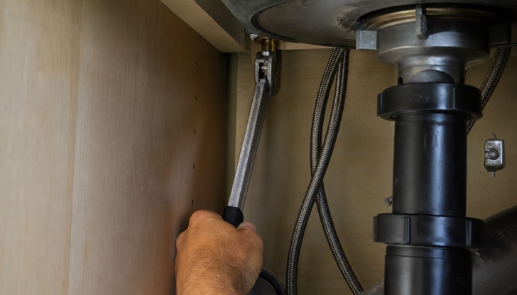 What is a basin wrench primarily used for?