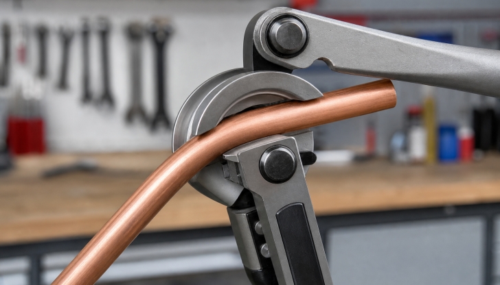 Which tool is used to bend copper pipes?