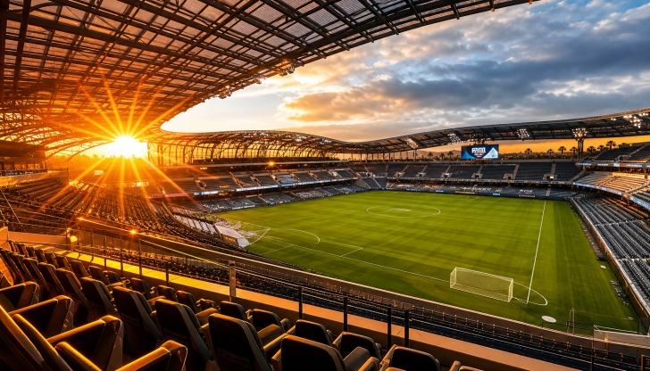 Which futuristic West Coast arena hosts the US Men’s National Team''s opening match?