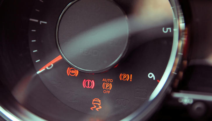 5. What does a red warning light on the dashboard usually indicate?