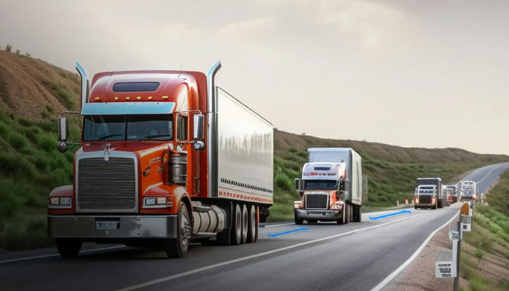 14. What is the safest following distance for a big rig on the highway?