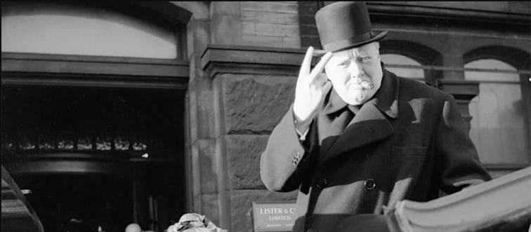Who was the British prime minister during most of World War II?