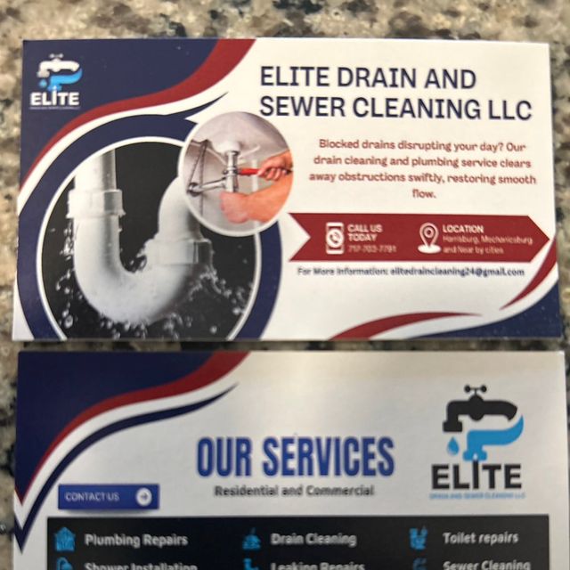 Elite Drain and Sewer cleaning LLC