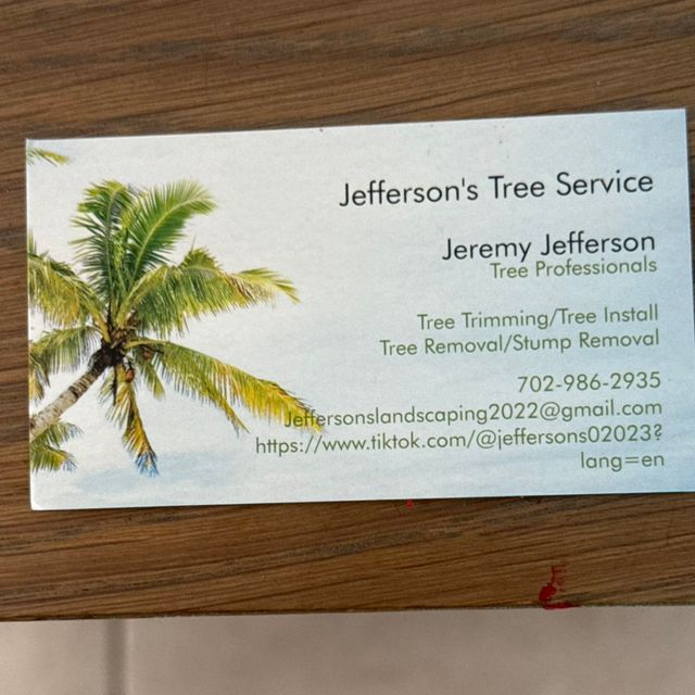 Jefferson's Trees Service & Maintenance LLC