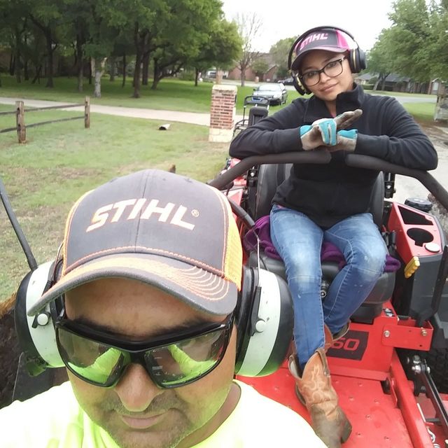A&M lawn maintenance.