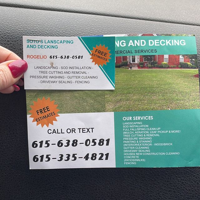Soto’s landscaping and Decking
