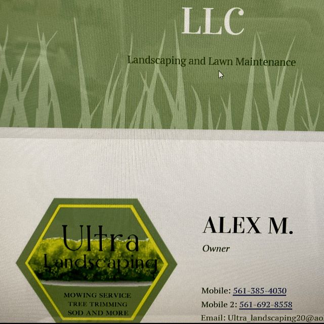 Ultra landscaping